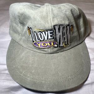 Rare Vintage 90’s Bud Light I LOVE YOU MAN Strapback Hat Beer